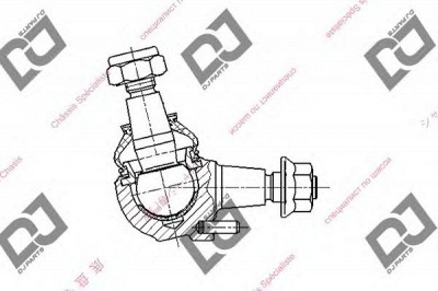 DJ PARTS db1075 -  Несущий / направляющий шарнир